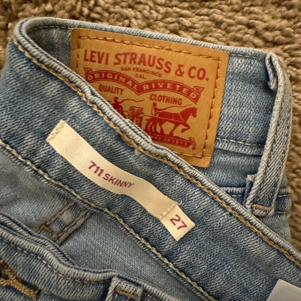 Levi's Light Blue Skinny Jeans